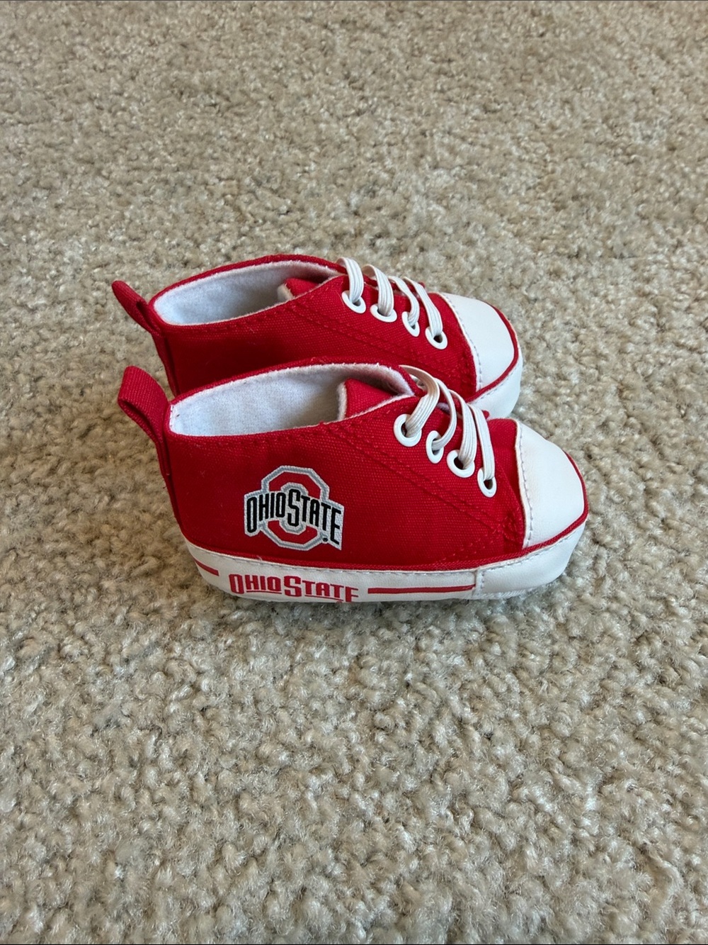 Ohio State Baby Shoes